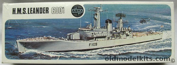 Airfix 1/600 HMS Leander Class Guided Missile Frigate - HMS Phoebe (F42) / HMS Arethusa (F38) / HMS Dido (F104) / HMS Leander (F109), F6S plastic model kit